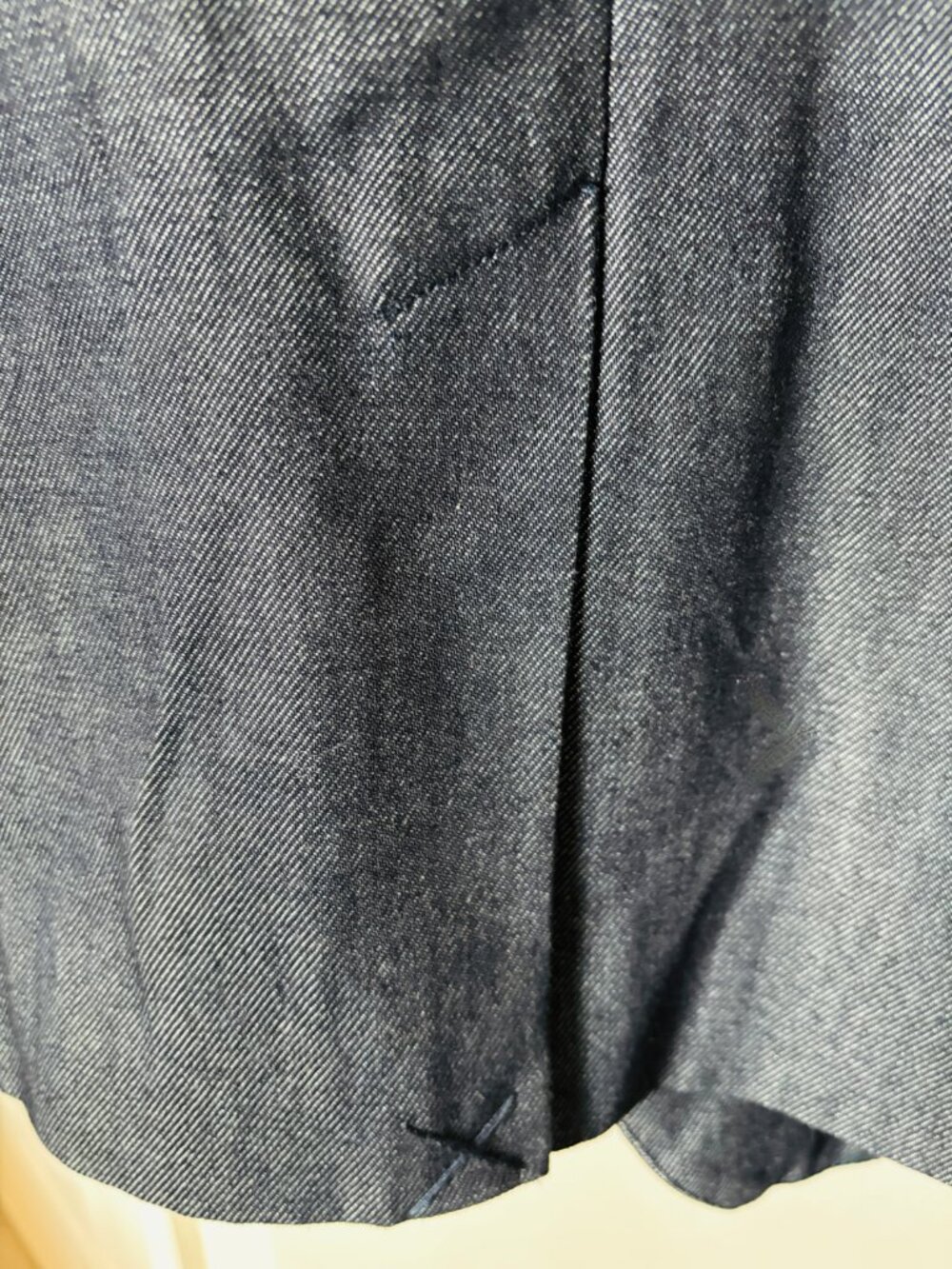 Dark Grey Denim Blazer - Picture 5 of 7